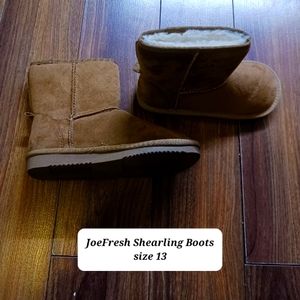 JoeFresh Shearling Lined Kid's Boots